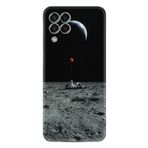 Kılıfland Samsung Galaxy M53 ile Uyumlu Silikon Kılıf, Desen Özel Seri, Astronot Red Balon, Siyah