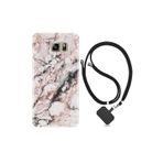kilifland Samsung Galaxy Note 5 ile Uyumlu Kılıf Desenli Silikon Boyun Askılı Colorfull Marble 2 1389