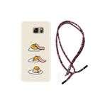 kilifland Samsung Galaxy Note 5 ile Uyumlu Kılıf Rasta Ipli Boyun Askılı Desenli Silikon Sweety Egg 1322