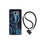 kilifland Samsung Galaxy Note 5 ile Uyumlu Kılıf Resimli Desenli Silikon Boyun Askılı Astro 1870