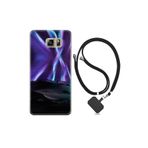 kilifland Samsung Galaxy Note 5 ile Uyumlu Kılıf Resimli Desenli Silikon Boyun Askılı Kuzey Iışkları 1864