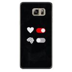 kilifland Samsung Galaxy Note 5 ile Uyumlu Kılıf Silikon Desen Güzel Seri Love Brain 1722