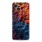 Kılıfland Samsung Galaxy S23 Pro Max Kılıf, Boutique Baskılı Yapraklar Deseni, Renkli