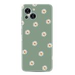 Kılıfland Samsung Galaxy S23 Pro Max Kılıf, Boutique Baskılı, Yeşil Papatyalar Desenli
