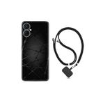 kilifland Spark 9 Pro ile Uyumlu Kılıf Ipli Boyun Askılı Desenli Silikon Dikenli Tel 1779