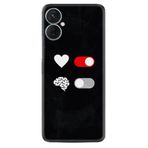 kilifland Spark 9t ile Uyumlu Kılıf Silikon Desen Özel Seri Love Brain 1722