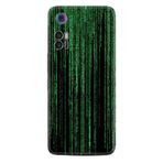 Kılıfland TCL 30 ile Uyumlu Telefon Kılıfı, Silikon, Matrix Desenli, Yeşil