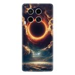 Kılıfland Tecno Camon 30 Pro 5G ile Uyumlu Hayat Serisi Güneş Tutulması Desenli Arka Kapak Kılıf, Silikon, Çok Renkli