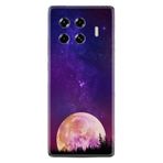 Kılıfland Tecno Spark 20 Pro Plus Kılıf, Boutique Baskılı, Mor Ay Desenli