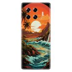 Kılıfland Tecno Spark 20 Pro Plus Kılıf, Boutique Baskılı, Retro Mountain Tasarım, Renkli