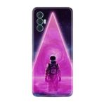 Kılıfland Tecno Spark 8 Pro ile Uyumlu Kılıf, Resimli Desenli, Silikon, Platinium Series, Astro Purple