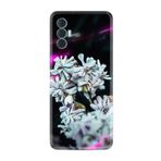 Kılıfland Tecno Spark 8 Pro ile Uyumlu Kılıf, Resimli Desenli Silikon, Platinium Series, Beyaz Çiçekler