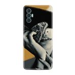 Kılıfland Tecno Spark 8 Pro ile Uyumlu Kılıf, Resimli Desenli Silikon, Platinium Series, Butterfly Girl, Siyah
