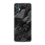 Kılıfland Tecno Spark 8 Pro ile Uyumlu Kılıf, Resimli Desenli Silikon, Platinium Series, Dark Eagle, Siyah