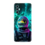 Kılıfland Tecno Spark 8 Pro ile Uyumlu Kılıf, Resimli Desenli Silikon, Platinium Series Space, Renkli