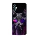 Kılıfland Tecno Spark 8 Pro ile Uyumlu Silikon Kılıf, Desen, Carisma Cat, Renkli