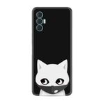 Kılıfland Tecno Spark 8 Pro ile Uyumlu Silikon Kılıf, Desen Özel Seri, Pandemi Cat, Siyah