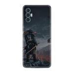 Kılıfland Tecno Spark 8 Pro ile Uyumlu Silikon Kılıf, Desen Özel Seri Warrior, Siyah