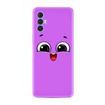 Kılıfland Tecno Spark 8 Pro ile Uyumlu Silikon Kılıf, Desen, Purple Sweety