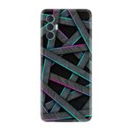 Kılıfland Tecno Spark 8 Pro ile Uyumlu Silikon Kılıf, Gri Zigzag Desen