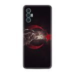 Kılıfland Tecno Spark 8 Pro ile Uyumlu Silikon Kılıf, Kurt ve Ay Yıldız Desenli Baskılı, Siyah
