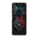 Kılıfland Tecno Spark 8 Pro ile Uyumlu Silikon Kılıf, Özel Seri Wolf Deseni, Renkli