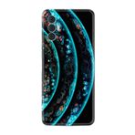 Kılıfland Tecno Spark 8 Pro ile Uyumlu Silikon Kılıf, Planets Özel Seri Deseni, Siyah