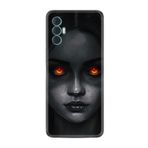 Kılıfland Tecno Spark 8 Pro ile Uyumlu Silikon Kılıf, Platinium Series, Resimli Desenli, Dark Woman, Siyah