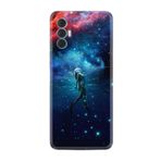 Kılıfland Tecno Spark 8 Pro ile Uyumlu Silikon Kılıf, Platinium Series, Resimli Desenli, Deep Woman, Mavi