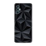 Kılıfland Tecno Spark 8 Pro ile Uyumlu Silikon Kılıf, Prizmalar Desen, Siyah