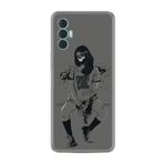 Kılıfland Tecno Spark 8 Pro ile Uyumlu Silikon Kılıf, Purest Evil Desen, Gri