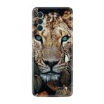 Kılıfland Tecno Spark 8 Pro ile Uyumlu Silikon Kılıf, Resimli Desenli Baskılı, Aslan Figürlü, Çok Renkli