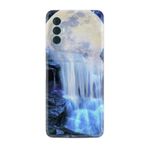 Kılıfland Tecno Spark 8 Pro ile Uyumlu Silikon Kılıf, Resimli Desenli Baskılı, Blue Moon