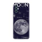 Kılıfland Tecno Spark 8 Pro ile Uyumlu Silikon Kılıf, Resimli Desenli Baskılı, Moon Info, Siyah