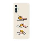 Kılıfland Tecno Spark 8 Pro ile Uyumlu Silikon Kılıf, Resimli Desenli Baskılı, Sweety Egg, Krem