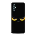 Kılıfland Tecno Spark 8 Pro ile Uyumlu Silikon Kılıf, Siyah Göz Deseni, Black