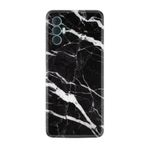 Kılıfland Tecno Spark 8 Pro ile Uyumlu Silikon Kılıf, Siyah Şerit Mermer Desenli