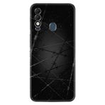 Kılıfland Tecno Spark 8T ile Uyumlu Silikon Kılıf, Dikenli Tel Desen, Siyah