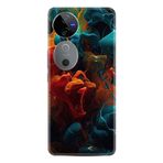 Kılıfland Vivo V40 5G ile Uyumlu Kılıf, Boutique Baskılı, Renk Cümbüşü Desen