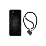 kilifland Vivo Y15s ile Uyumlu Kılıf Silikon Desen Boyun Askılı Dikenli Tel 1779