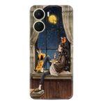 Kılıfland Vivo Y16 ile Uyumlu Kılıf, Resimli Desenli Baskılı Silikon, Ananas, Camera Glass