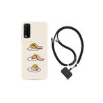 kilifland Vivo Y20 ile Uyumlu Kılıf Desenli Silikon Boyun Askılı Sweety Egg 1322