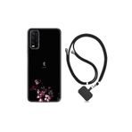 kilifland Vivo Y20 ile Uyumlu Kılıf Silikon Desen Boyun Askılı Love 1629