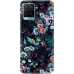 Kılıfland Vivo Y21S ile Uyumlu Kılıf, Resimli Desenli Baskılı Silikon, Great Flowers, Çok Renkli
