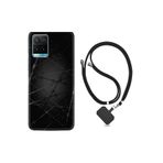 kilifland Vivo Y33s ile Uyumlu Kılıf Silikon Desen Boyun Askılı Dikenli Tel 1779
