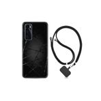 kilifland Vivo Y70 ile Uyumlu Kılıf Silikon Desen Boyun Askılı Dikenli Tel 1779