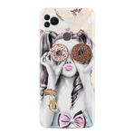 Kılıfland X400 Telefon Kılıfı, Silikon, Desenli Baskılı, Donut Girl, Renkli
