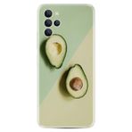 Kılıfland X700 Telefon Kılıfı, Silikon, Avokado Desenli, Yeşil