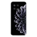 Kılıfland Xiaomi 13 ile Uyumlu Silikon Kılıf, Çiçek Deseni, Siyah