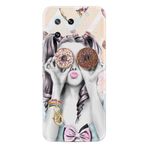 Kılıfland Xiaomi 13 ile Uyumlu Silikon Kılıf, Resimli Desenli Baskılı, Donut Girl, Renkli